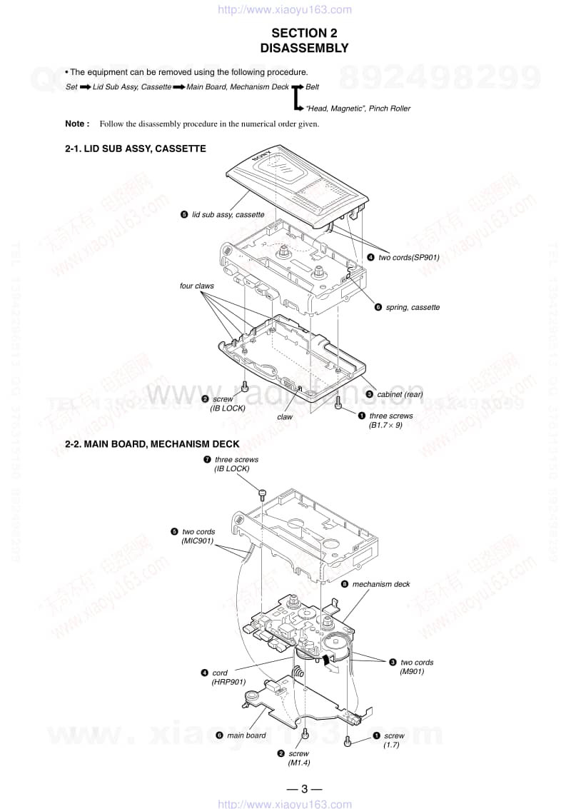 索尼SONY TCM-16电路图.pdf_第3页