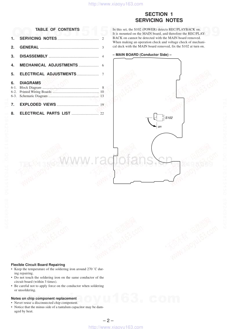 索尼SONY TCM-40DV电路图.pdf_第2页