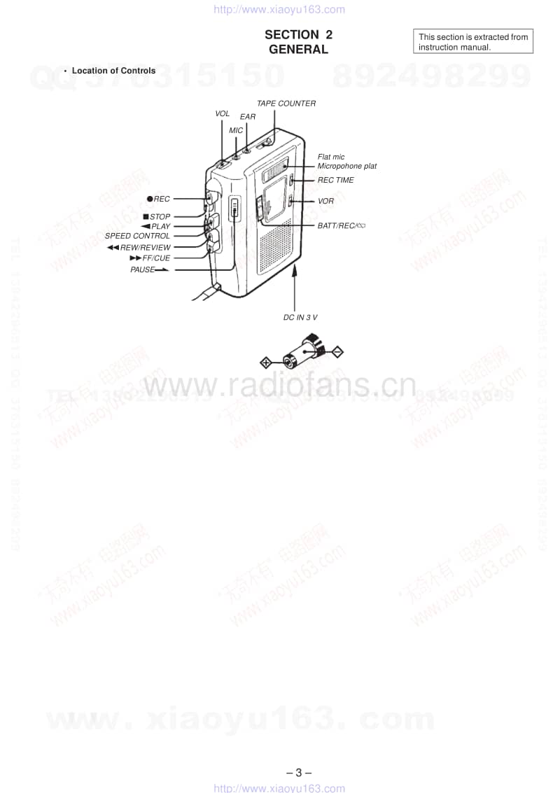 索尼SONY TCM-40DV电路图.pdf_第3页