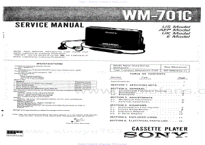 索尼SONY WM-701C电路图.pdf