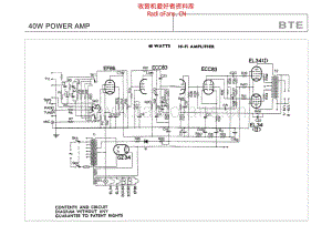 Bte_40w_power_amp 电路图 维修原理图.pdf