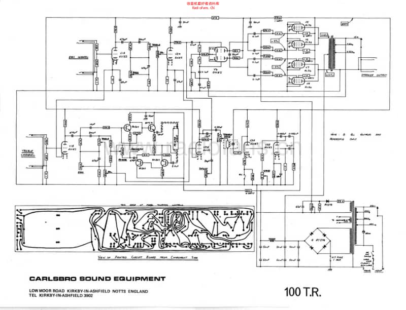 Carlsbro_100tr 电路图 维修原理图.pdf_第1页