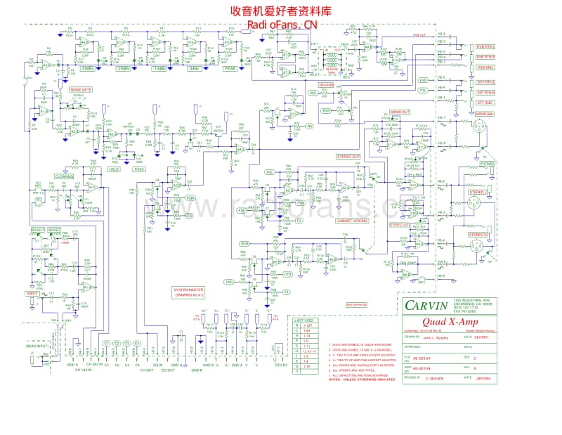 Carvin_sm_analog 电路图 维修原理图.pdf_第1页