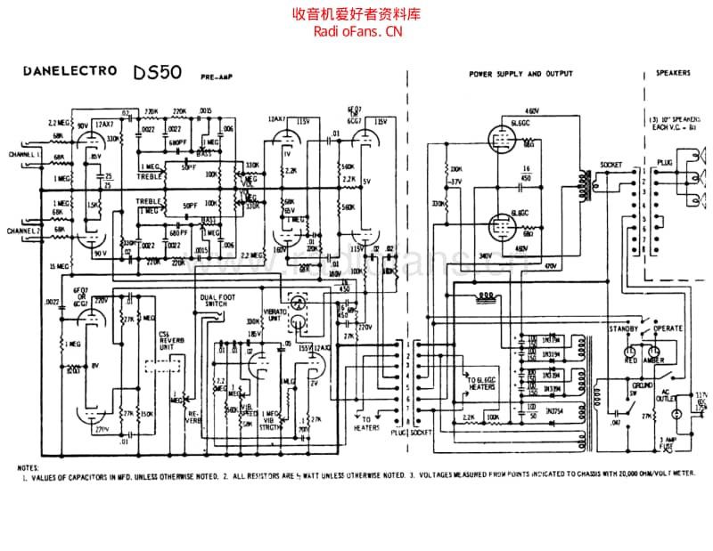 Danelectro_ds50 电路图 维修原理图.pdf_第1页