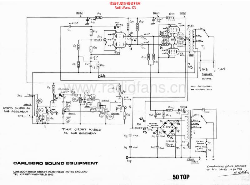 Carlsbro_50_top_2 电路图 维修原理图.pdf_第1页