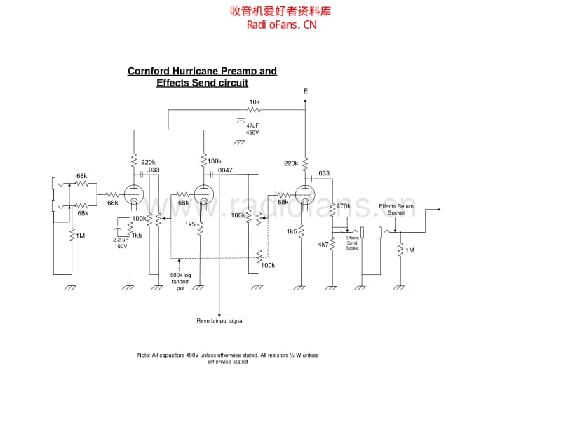 Cornford_hurricane 电路图 维修原理图.pdf_第1页