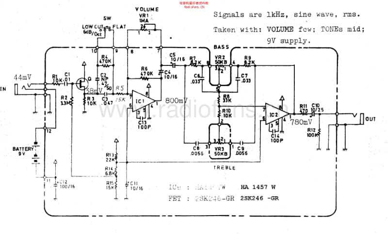 Boss_fa1_fet_amp 电路图 维修原理图.pdf_第1页