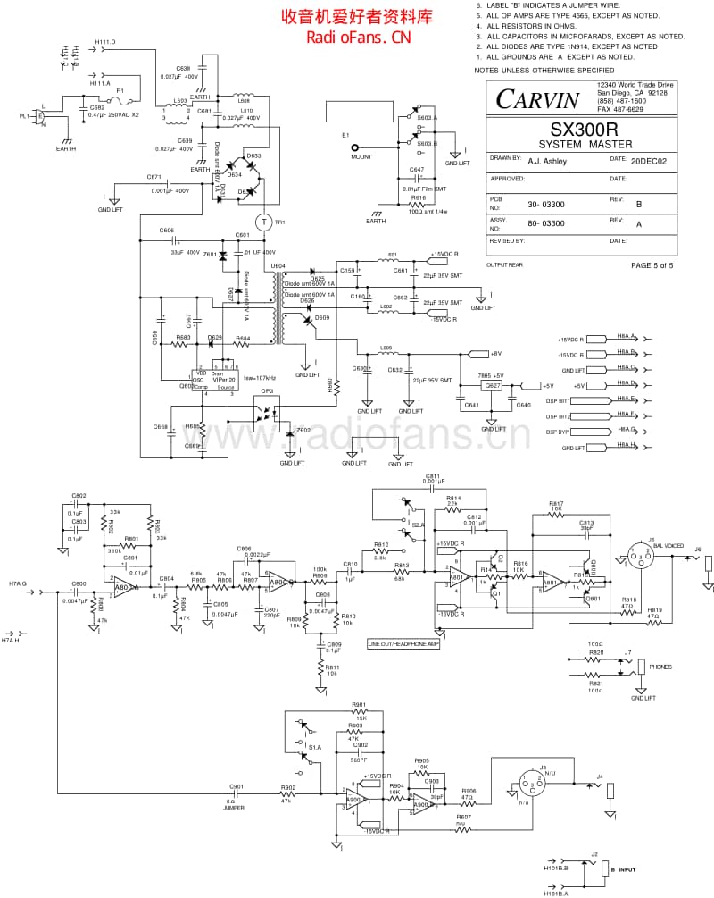 Carvin_sx300r_5 电路图 维修原理图.pdf_第1页