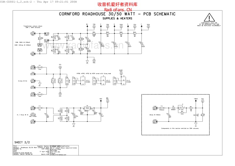 Cornford_roadhouse 电路图 维修原理图.pdf_第2页