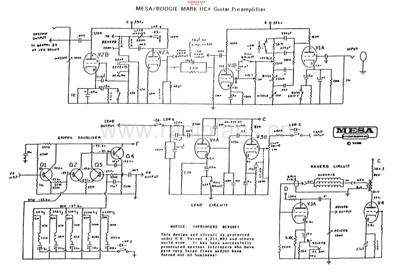 Boogie_mkiic_plus 电路图 维修原理图.pdf_第1页