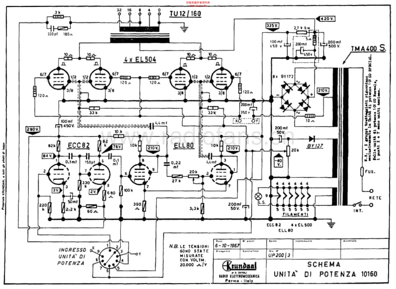 Davoli_10160_up200.3_el504_power_unit 电路图 维修原理图.pdf_第1页