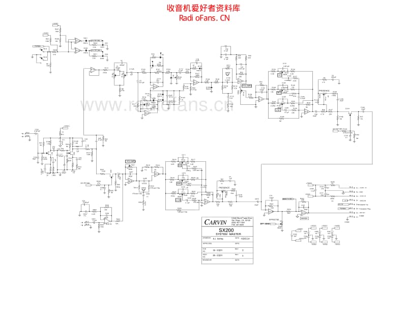 Carvin_sx200preamp 电路图 维修原理图.pdf_第1页