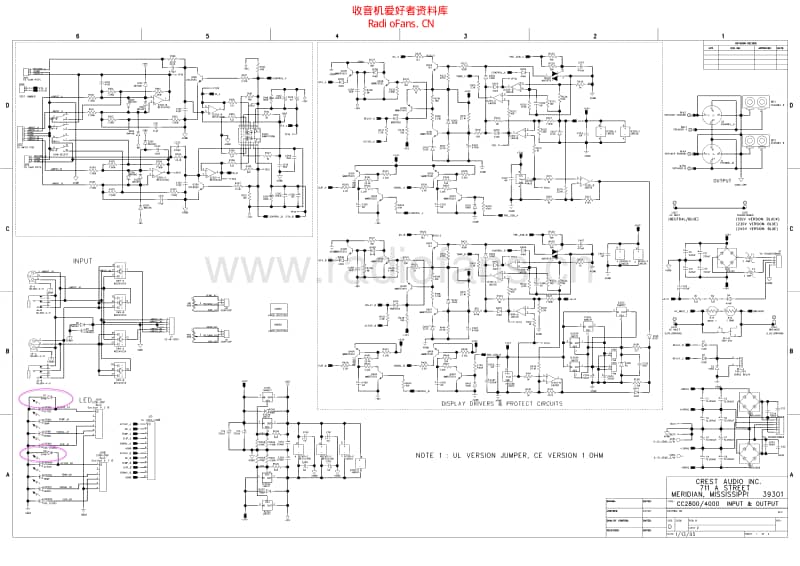 Crest_audio_cc2800_4000 电路图 维修原理图.pdf_第1页