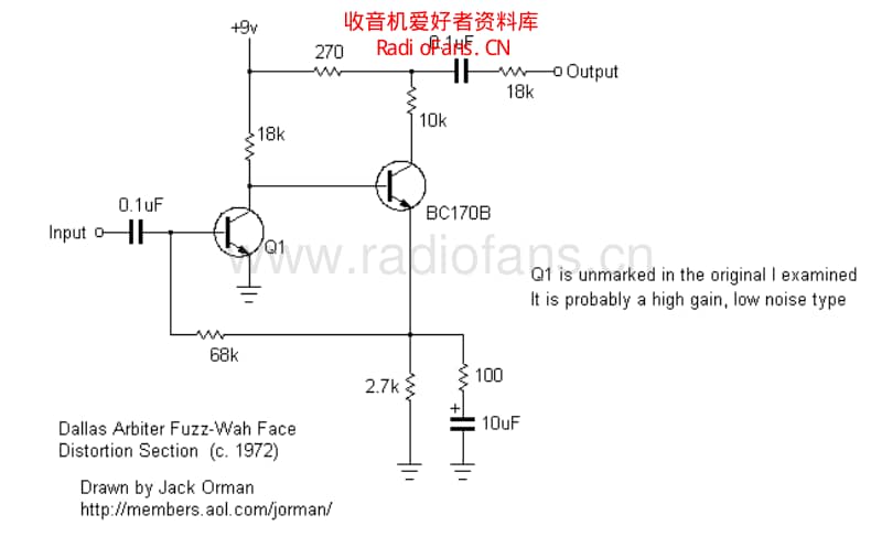 Dallasarbiter_fuzzwah_face 电路图 维修原理图.pdf_第1页