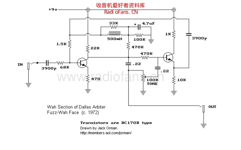 Dallasarbiter_fuzzwah_face 电路图 维修原理图.pdf_第2页