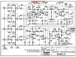 Davoli_band_4_preamplifier 电路图 维修原理图.pdf