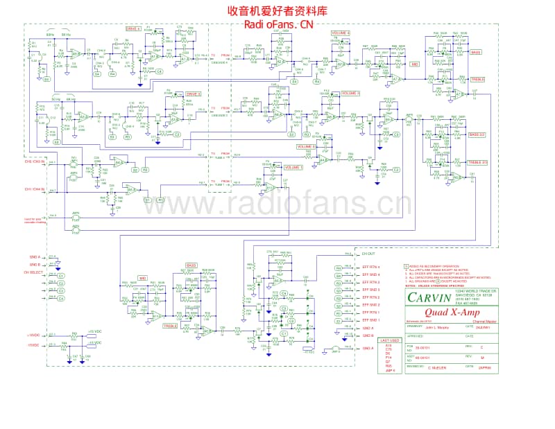 Carvin_channel_master 电路图 维修原理图.pdf_第1页