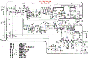 Boss_dm2_analog_delay 电路图 维修原理图.pdf