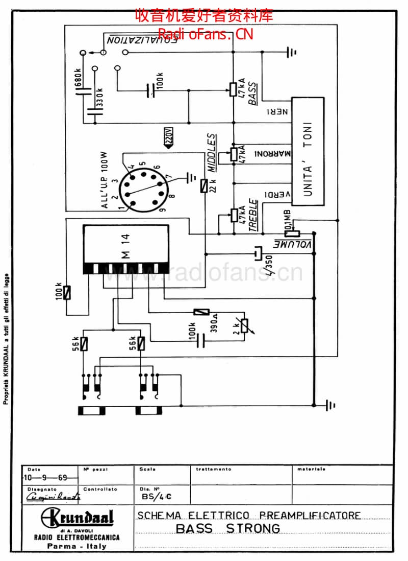 Davoli_bass_strong_preamplifier 电路图 维修原理图.pdf_第3页