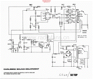 Carlsbro_cs40_cs50_top_amp_schematic_diagram 电路图 维修原理图.pdf