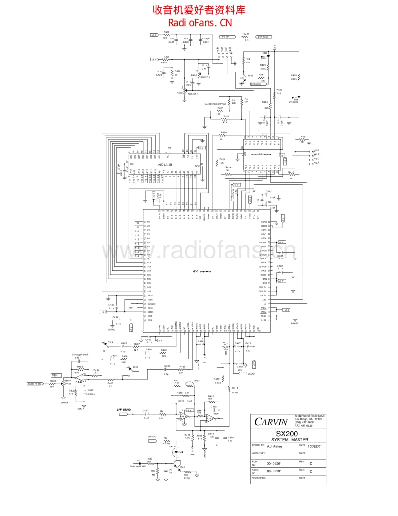 Carvin_sx200dsp 电路图 维修原理图.pdf_第1页