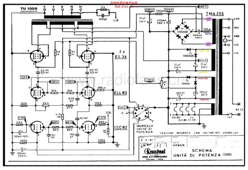 Davoli_1080_up80.1_el34_power_unit 电路图 维修原理图.pdf_第1页