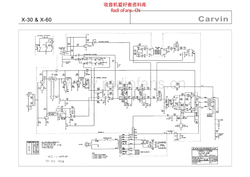 Carvin_x30_x60 电路图 维修原理图.pdf_第1页