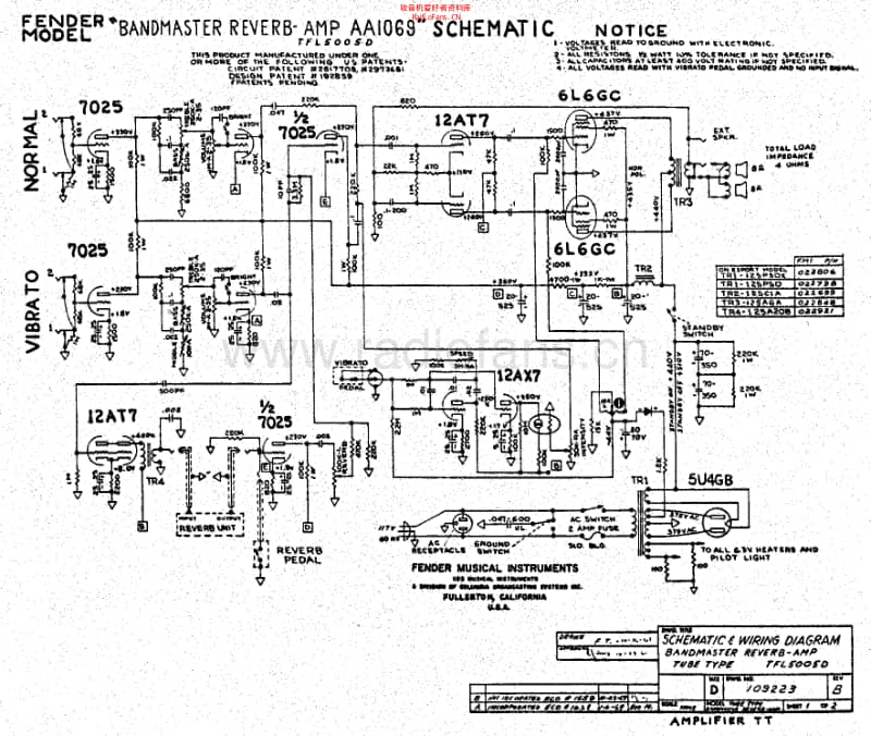 Fender_bandmaster_reverb_aa1069_schem 电路图 维修原理图.pdf_第1页