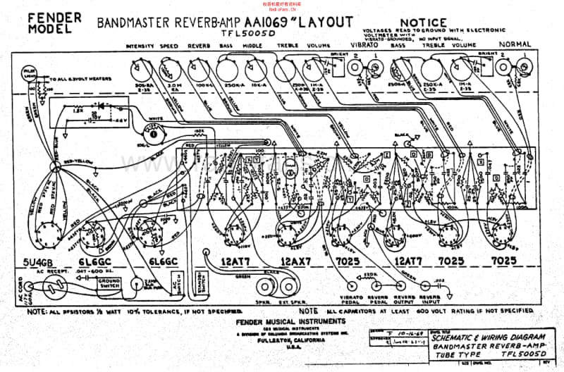 Fender_bandmaster_reverb_aa1069_schem 电路图 维修原理图.pdf_第2页