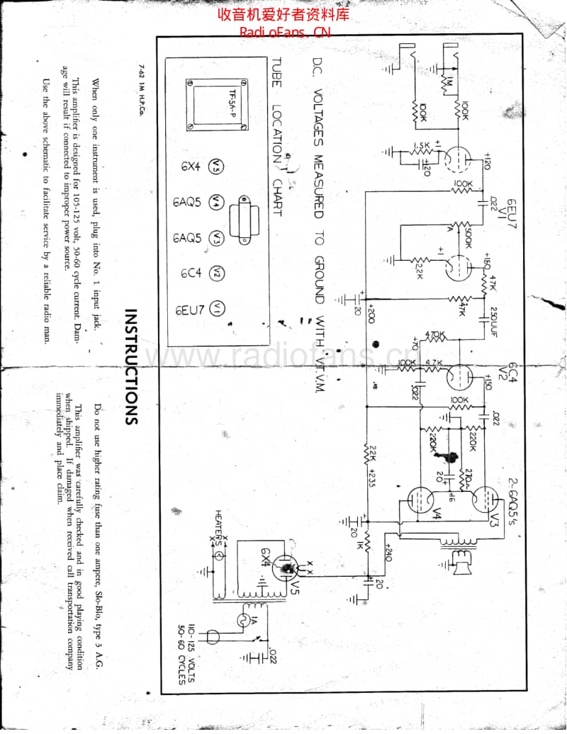 Gibson_ga5_10_watt 电路图 维修原理图.pdf_第1页