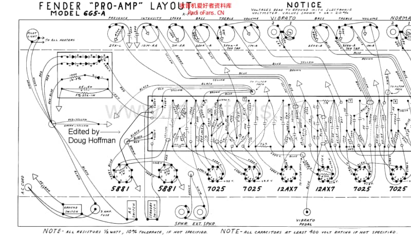 Fender_pro_6g5a 电路图 维修原理图.pdf_第1页