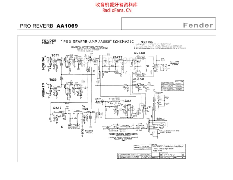 Fender_pro_reverb_aa1069 电路图 维修原理图.pdf_第2页