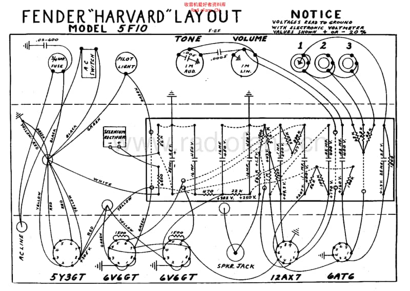 Fender_harvard_5f10_schem_2_ 电路图 维修原理图.pdf_第2页