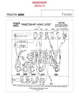 Fender_princeton_aa964 电路图 维修原理图.pdf
