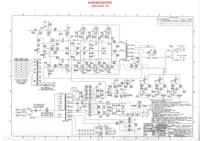 Fender_bassman_300 电路图 维修原理图.pdf_第3页