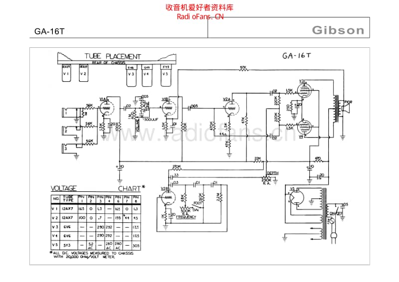 Gibson_ga_16t 电路图 维修原理图.pdf_第1页