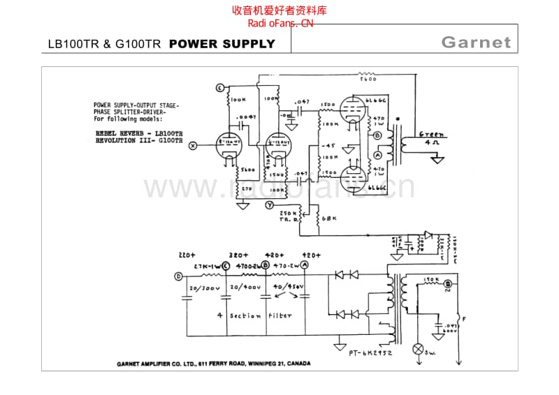 Garnet_lb100tr_rebel_reverb 电路图 维修原理图.pdf_第2页