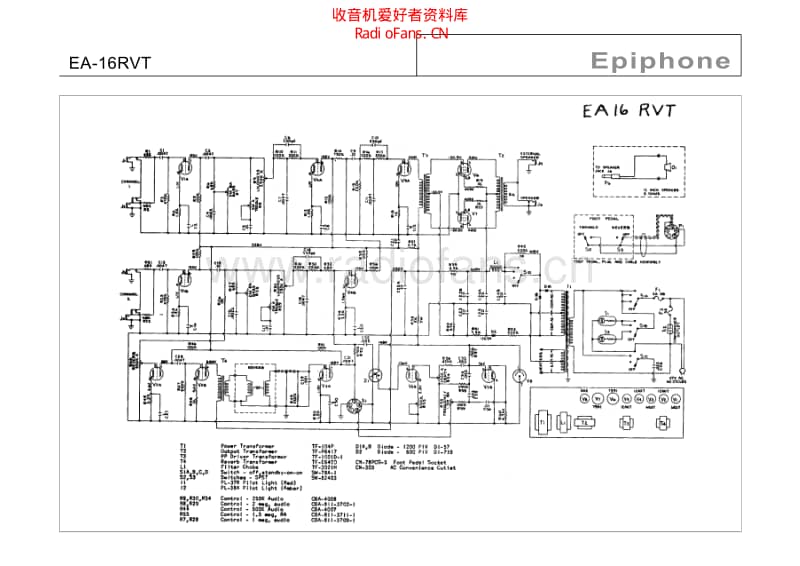 Gibson_ea_16rvt_regent 电路图 维修原理图.pdf_第1页