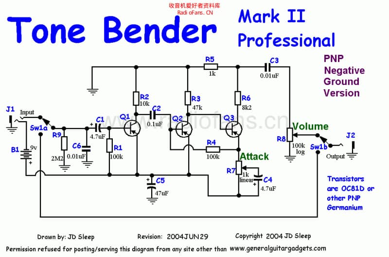 Ggg_colorsound_tonebenderpro_mkii_pnp 电路图 维修原理图.pdf_第1页