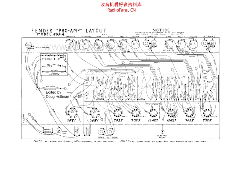 Fender_pro_6g5a_layout 电路图 维修原理图.pdf_第1页