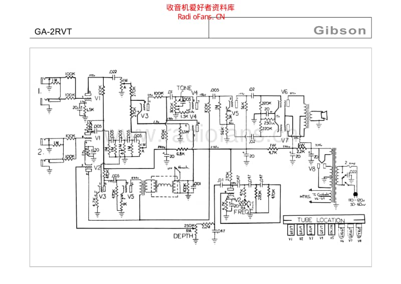 Gibson_ga_2rvt 电路图 维修原理图.pdf_第1页