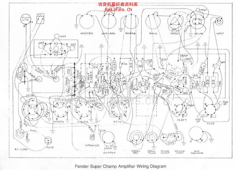 Fender_champ_super 电路图 维修原理图.pdf_第2页