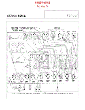 Fender_showman_6g14a 电路图 维修原理图.pdf