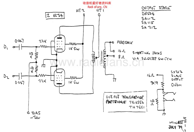 Hiwatt_50w_sa115 电路图 维修原理图.pdf_第1页