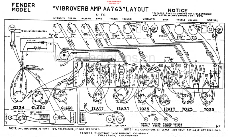 Fender_vibroverb_aa763_schem 电路图 维修原理图.pdf_第2页