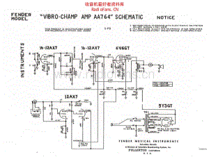 Fender_vibrochamp_aa764_schematic 电路图 维修原理图.pdf