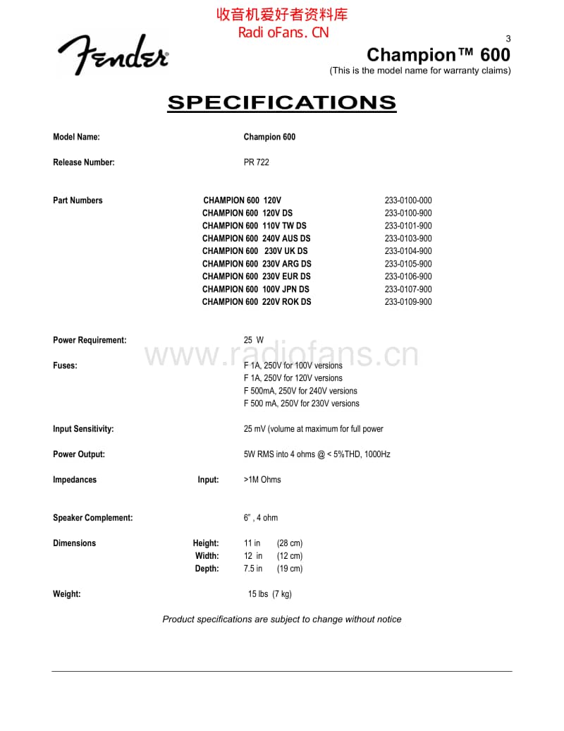 Fender_champion_600_reissue_full_manual 电路图 维修原理图.pdf_第3页