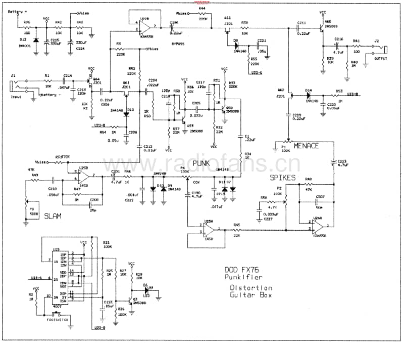 Dodfx76_punkifier_dist 电路图 维修原理图.pdf_第1页