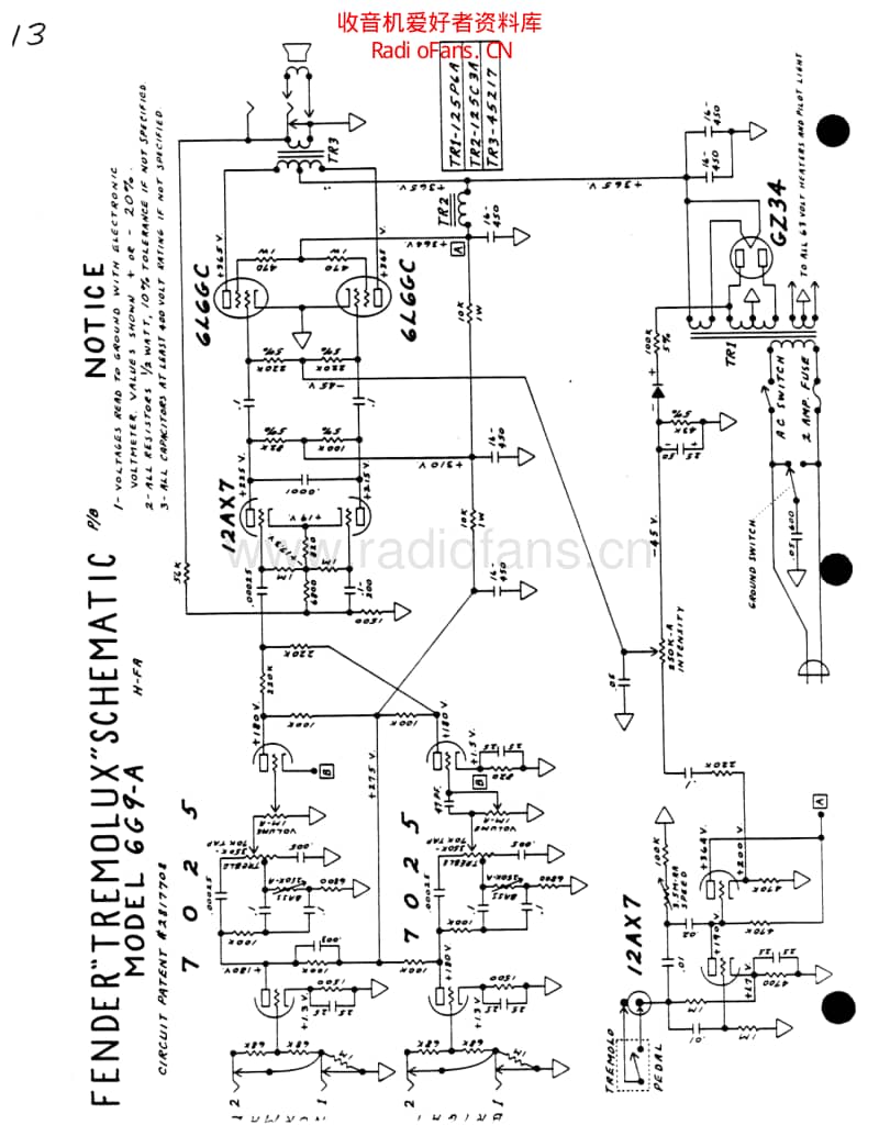 Fender_tremolux_6g9a_h_fa 电路图 维修原理图.pdf_第1页