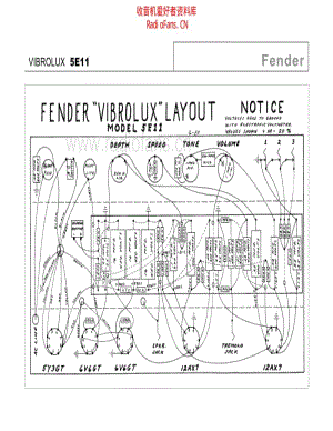 Fender_vibrolux_5e11 电路图 维修原理图.pdf